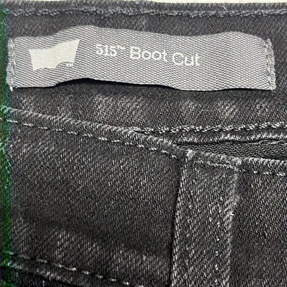 Levi’s 515 5-Pocket Black Boot Cut Jeans- Size 12M - Picture 11 of 12